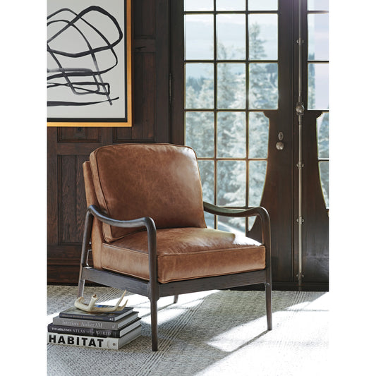 Leblanc Leather Chair by Lexington. Made from unique in a modern style.