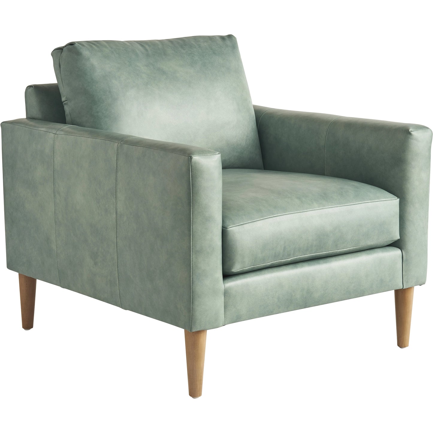 001 SI-2136961 | Primary Silo | Marcella Leather Chair by Tommy Bahama Home in leather. Made from unique in a modern style.