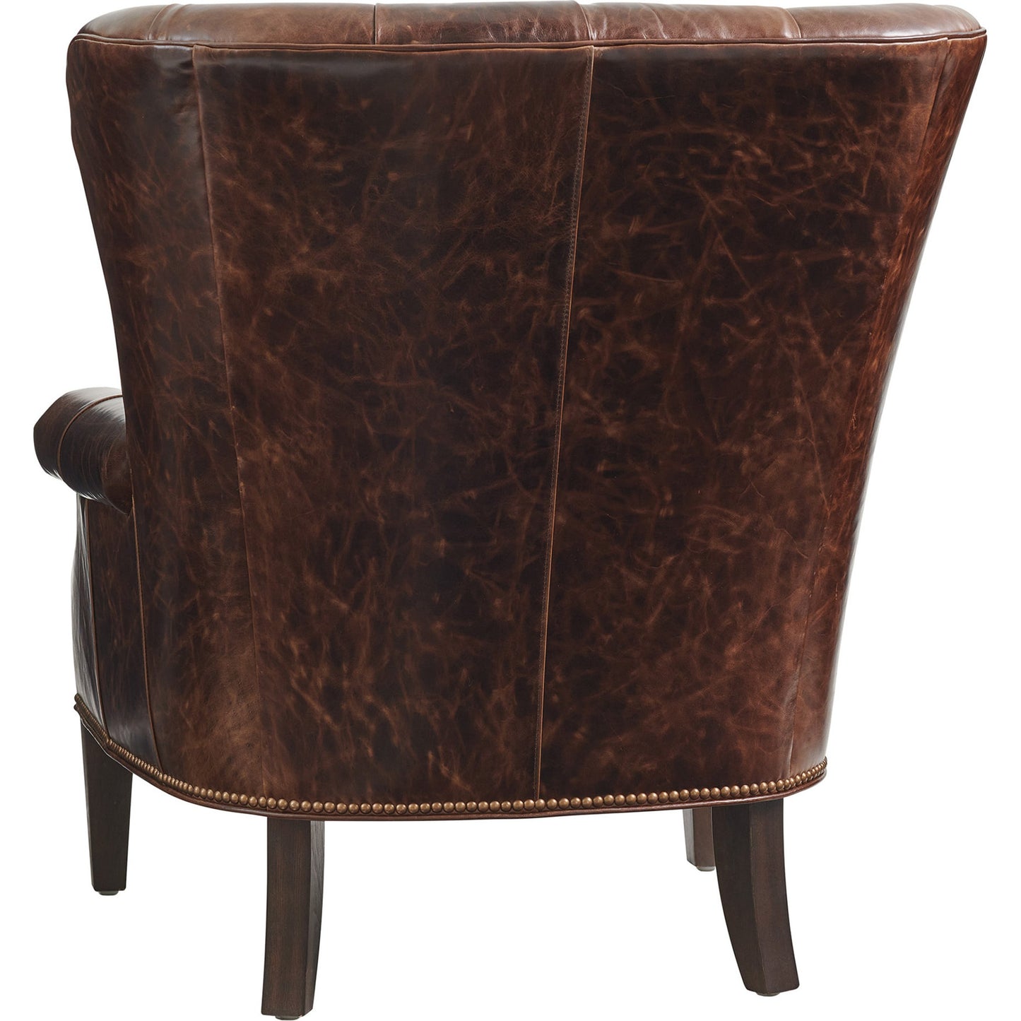 002 SI-1823425 | Additional Silo | Atwater Leather Chair by Lexington in walnut. Made from unique in a transitional style.