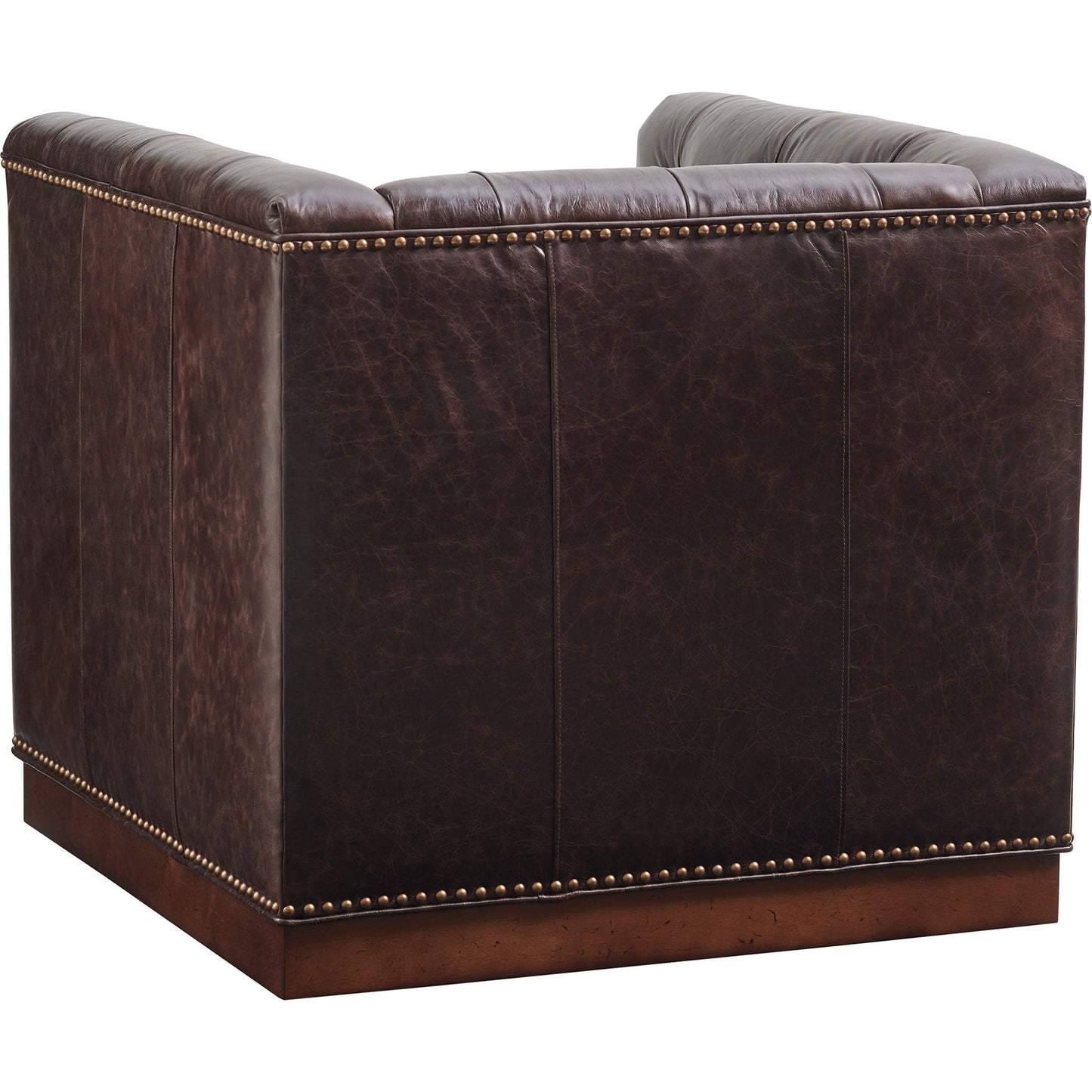 002 SI-1823438 | Additional Silo | Fremont Leather Swivel Chair by Lexington in umbria. Made from unique in a traditional style.