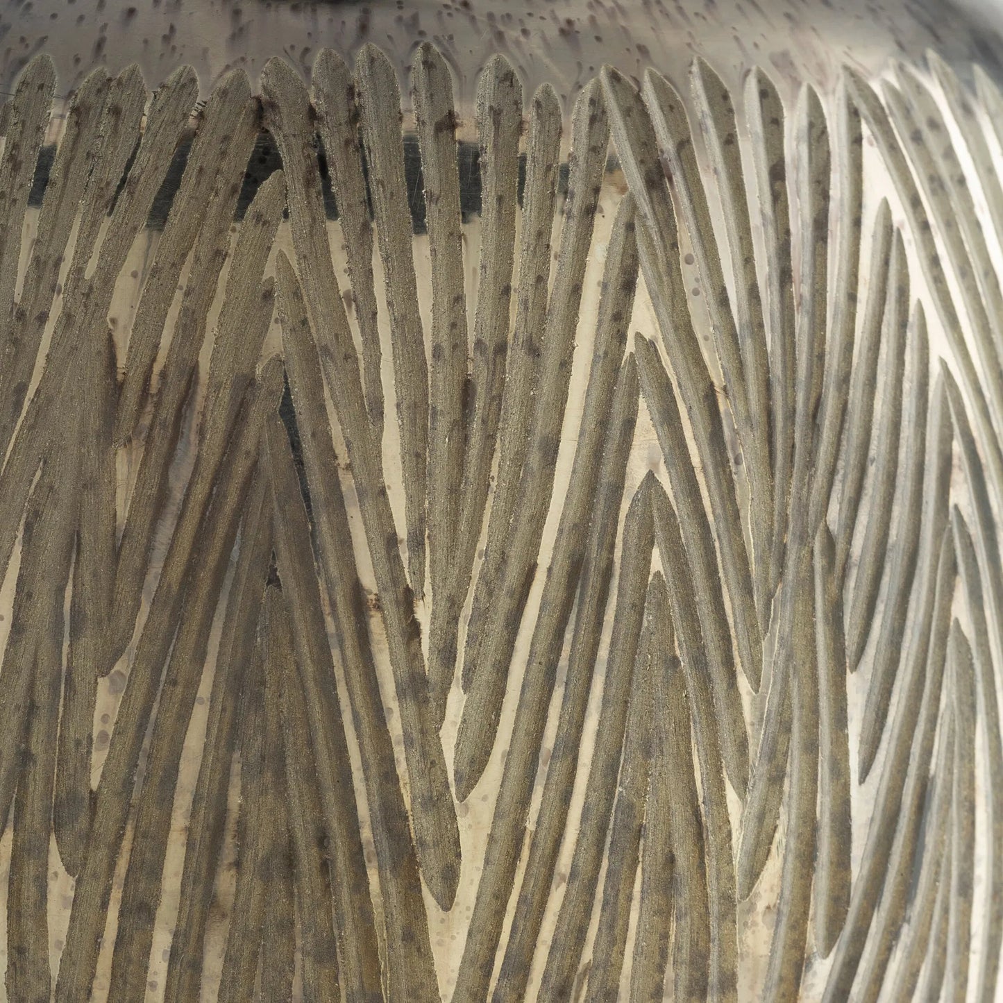 002 SI-1905023 | Closeup | Allie Ceiling Light - 24774 by Surya in translucent, metallic silver, metallic nickel and hand finishedpolished. Made from glass, metal, plastic in a transitional style.