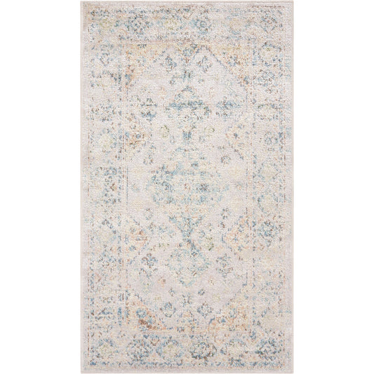 Lillian Rug - 532409 by Livabliss in light brown, dark green, brown, dark blue, dark brown. Made from polyester in a unique style.