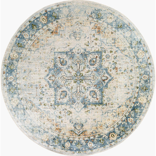 Lillian Rug - 16236 by Livabliss in dark green, light brown, dark blue, dark brown, brown. Made from polyester in a unique style.