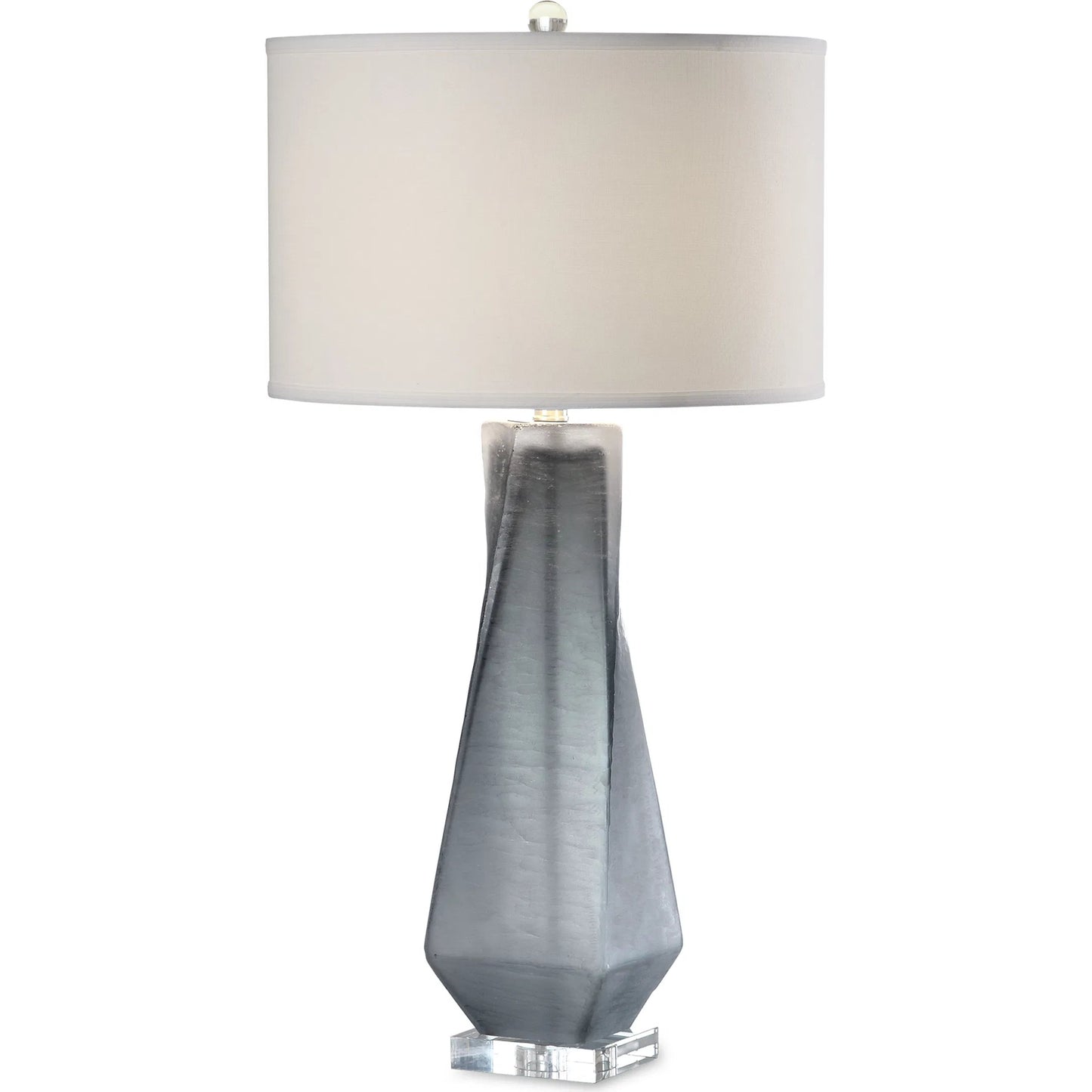 003 S-253617 | Primary Silo | Anatoli Table Lamp by Uttermost in gray. Made from glass, iron, crystal in a modern style.