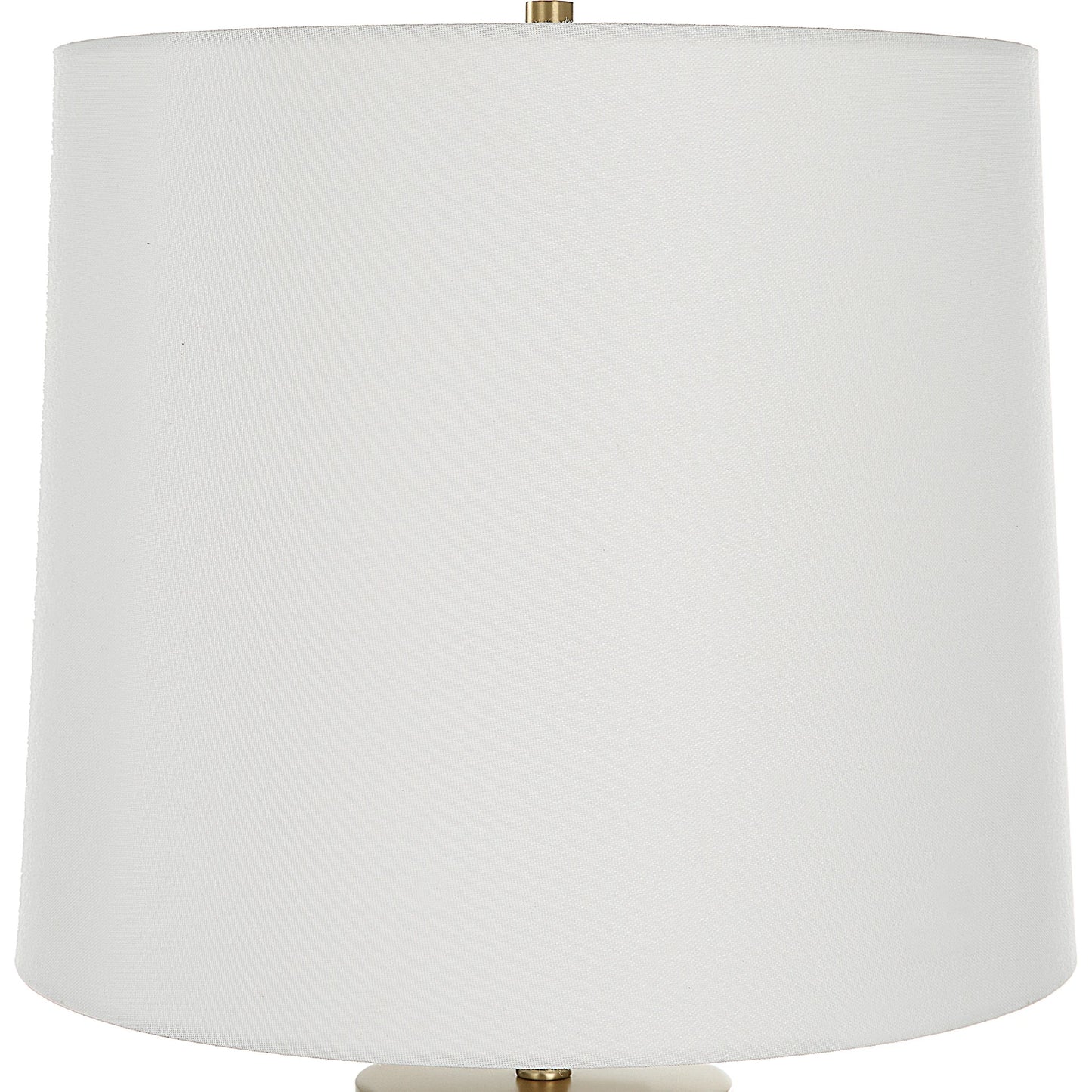 008 SI-2016453 | Lifestyle | Trentino Table Lamp by Uttermost. Made from metal, glass, linen in a modern style.