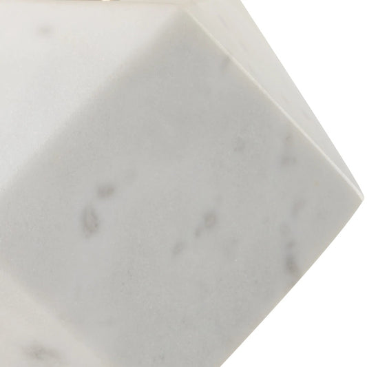 A Cut Above Table Lamp by Uttermost in brass. Made from iron, marble, fabric in a modern style.