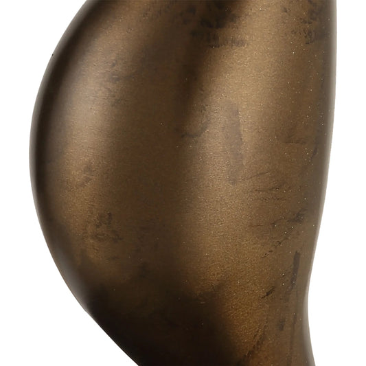 Remolino Table Lamp by Uttermost in bronze. Made from marble, iron, fabric in a modern style.
