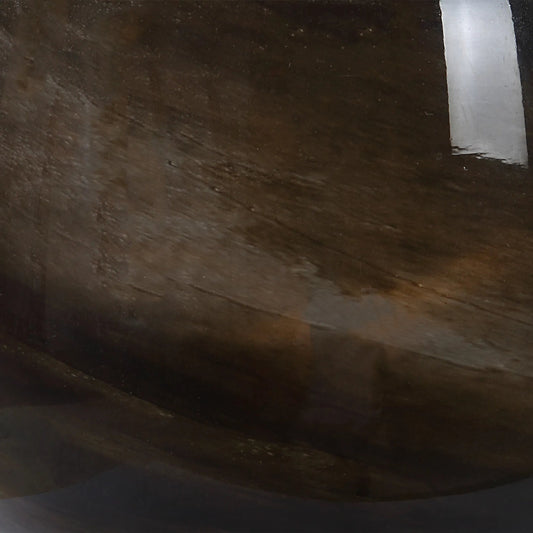 Buchanan Table Lamp by Uttermost in brass. Made from metal, glass, fabric in a modern style.