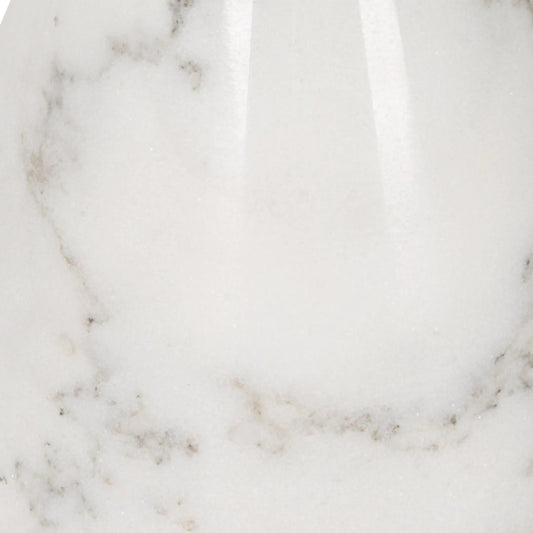 Curran Tapered Floor Lamp by Uttermost in brass. Made from metal, marble, fabric in a transitional style.