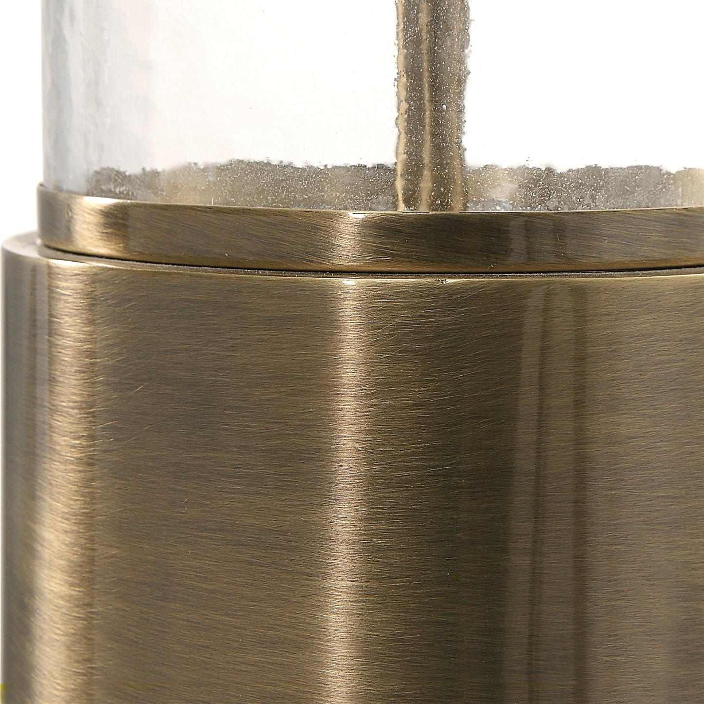 005 S-329077 | Additional Silo | Vaiga Glass Column Lamp by Uttermost. Made from steel, glass, fabric in a modern style.