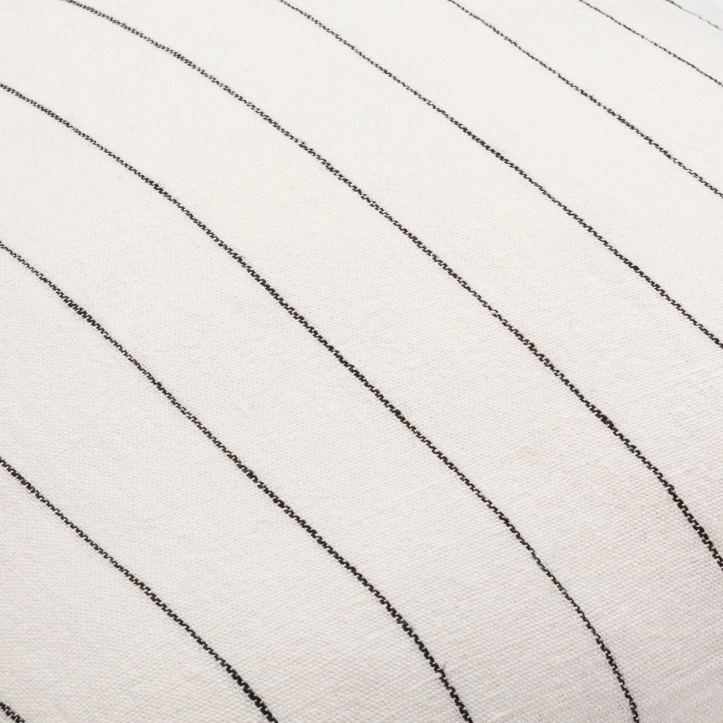004 SI-1885225,SI-1885226 | Additional Silo | Linen Stripe Buttoned Pillow - 32436 by Surya in white, black. Made from 100% linen in a cottage & farmhouse style.