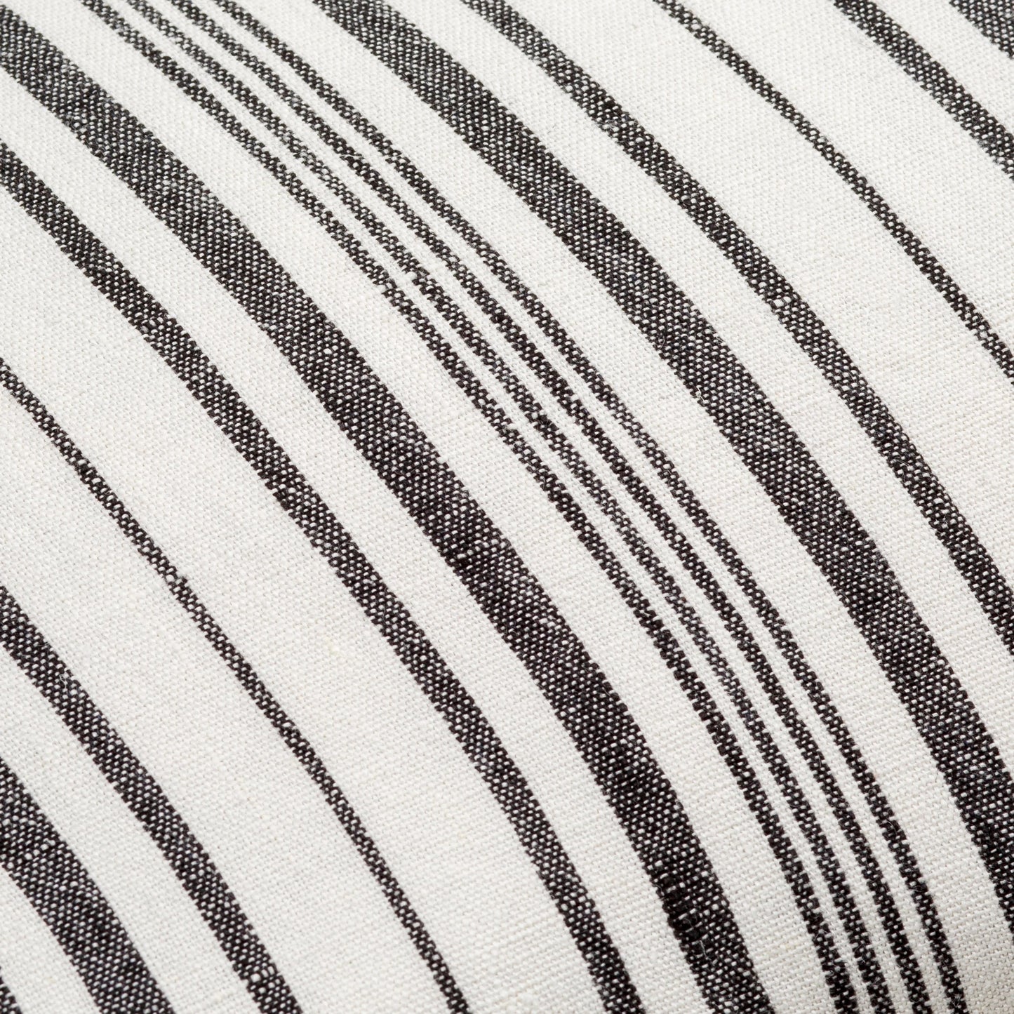 006 SI-1885231,SI-1885232,SI-1885233,SI-1885234,SI-1885235,SI-1885236 | Additional Silo | Linen Stripe Buttoned Pillow - 28950 by Surya in cream, black. Made from 100% linen in a unique style.