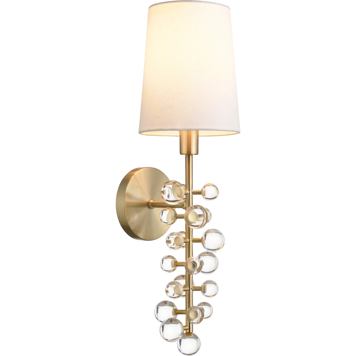 001 SI-2252776 | Primary Silo | Lottie Acrylic Bubble Sconce by Worlds Away. Made from unique in a unique style.