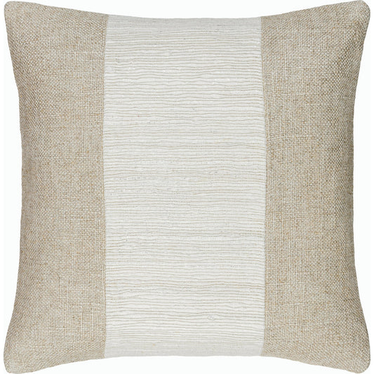 Loomed Luxe Accent Pillow - 516734 by Surya in beige, ivory, sandstone. Made from linen, viscose in a modern style.