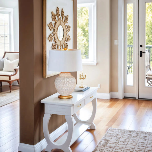 Santa Catalina Now Lamp by Bradburn Home. Made from ceramic in a eclectic & global style.