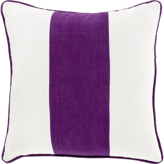 Linen Stripe Pillow - 13401 by Surya. Made from 100% linen in a modern style.