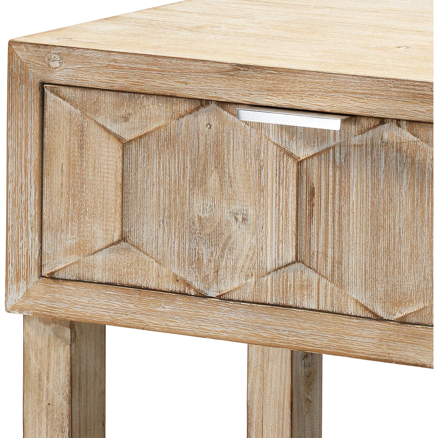 003 SR-912962 | Additional Silo | Juniper Two Drawer Console by The Livingston Collection in gray washed wood. Made from wood in a coastal style.