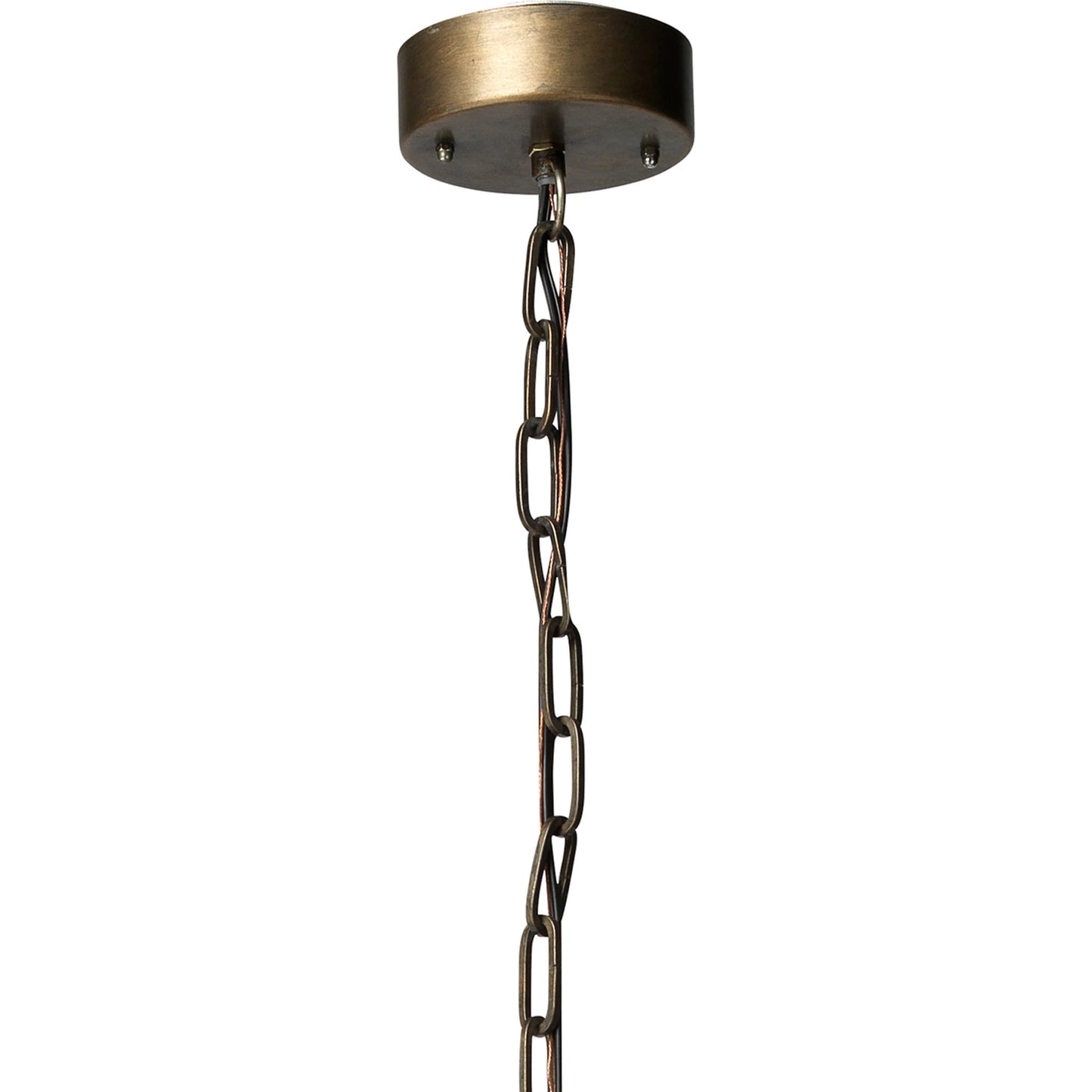 005 SI-1831486 | Closeup | Vine Pendant by Lifestyle by JY in antique brass. Made from metal in a modern style.