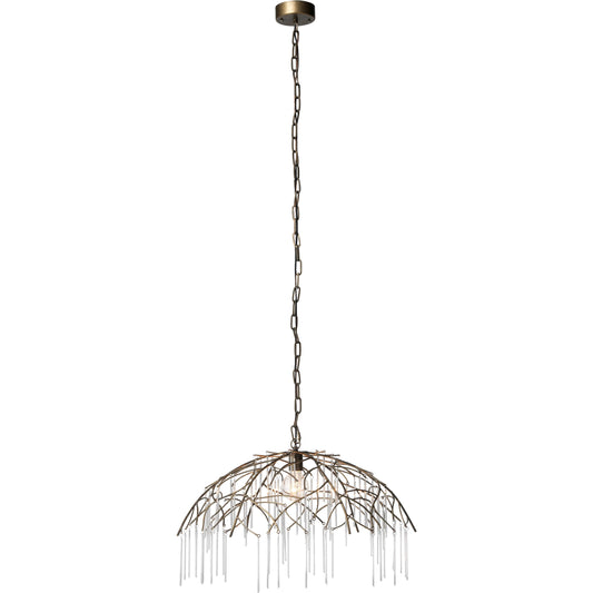 Vine Pendant by Lifestyle by JY in antique brass. Made from metal in a modern style.