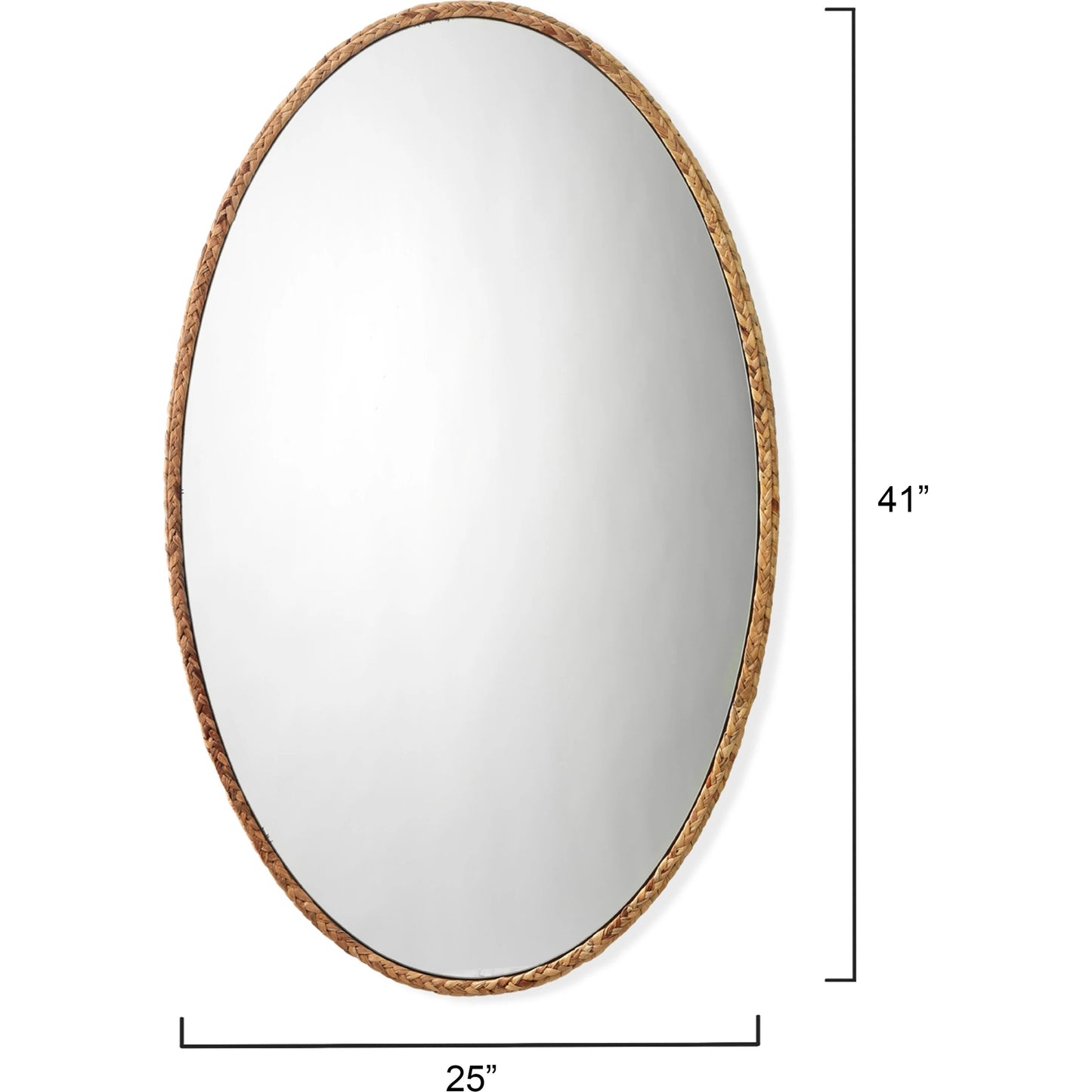 002 SR-912984 | Additional Silo | Sparrow Braided Oval Mirror by Lifestyle by JY in natural seagrass. Made from seagrass in a eclectic & global style.