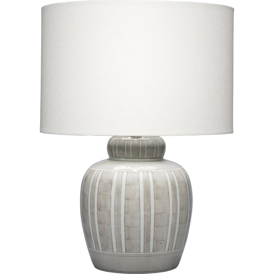 Arthur Table Lamp by Jamie Young. Made from ceramic in a transitional style.