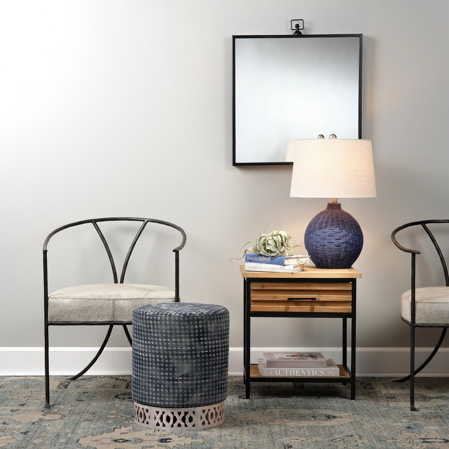 008 SI-1961203 | Lifestyle | Cape Table Lamp by Lifestyle by JY. Made from rattan in a cottage & farmhouse style.