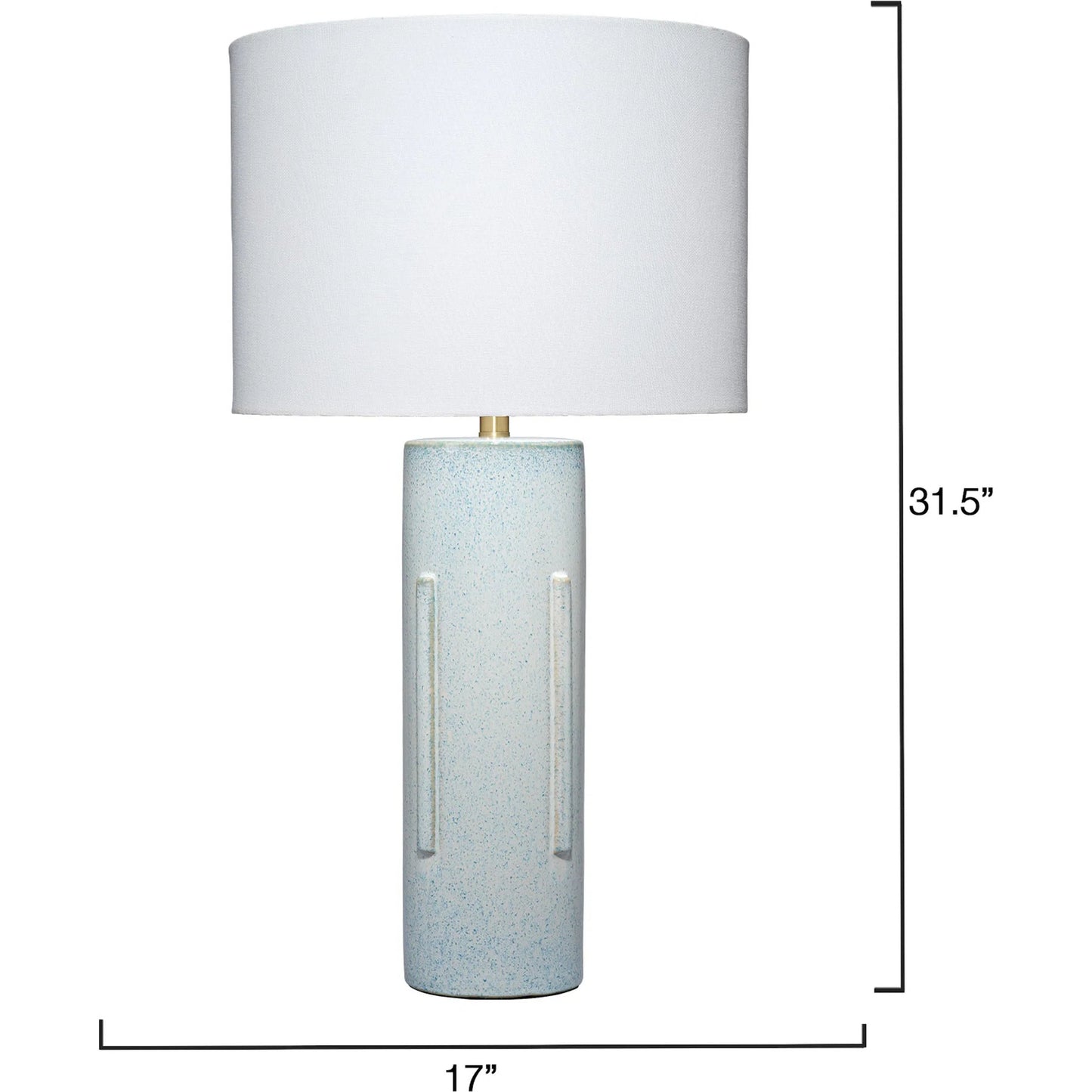 002 SI-2249053 | Additional Silo | Finn Table Lamp by Jamie Young in blue and gradient blue. Made from ceramic in a transitional style.