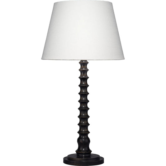 001 SI-2249092 | Primary Silo | Revolution Table Lamp by Jamie Young. Made from mango wood in a traditional style.