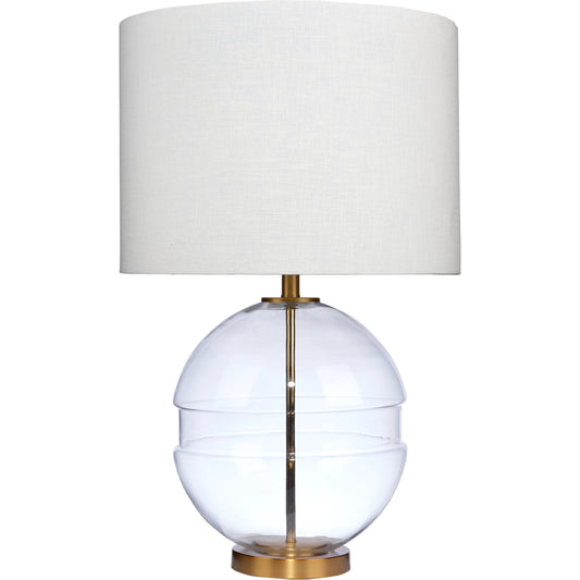 007 SI-1961308 | Primary Silo | Satellite Table Lamp by Jamie Young in antique brass. Made from metal in a modern style.