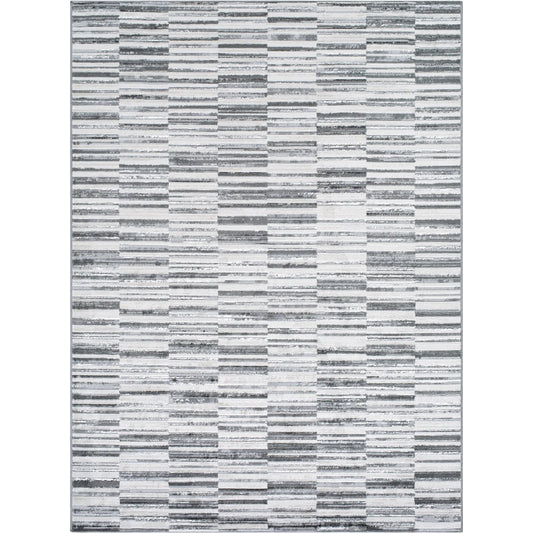 001 SI-2349409,SI-2349410 | Primary Silo | Lustro LSR-2331 Rug by Livabliss in ivory, light beige, gray, charcoal, black. Made from polypropylene, polyester in a unique style.