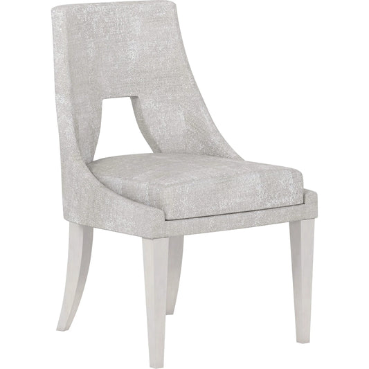 Mezzanine Side Chair (Set of 2) by A.R.T. Furniture in dove gray. Made from parawood, poplar solids, foam, fabric in a modern style.