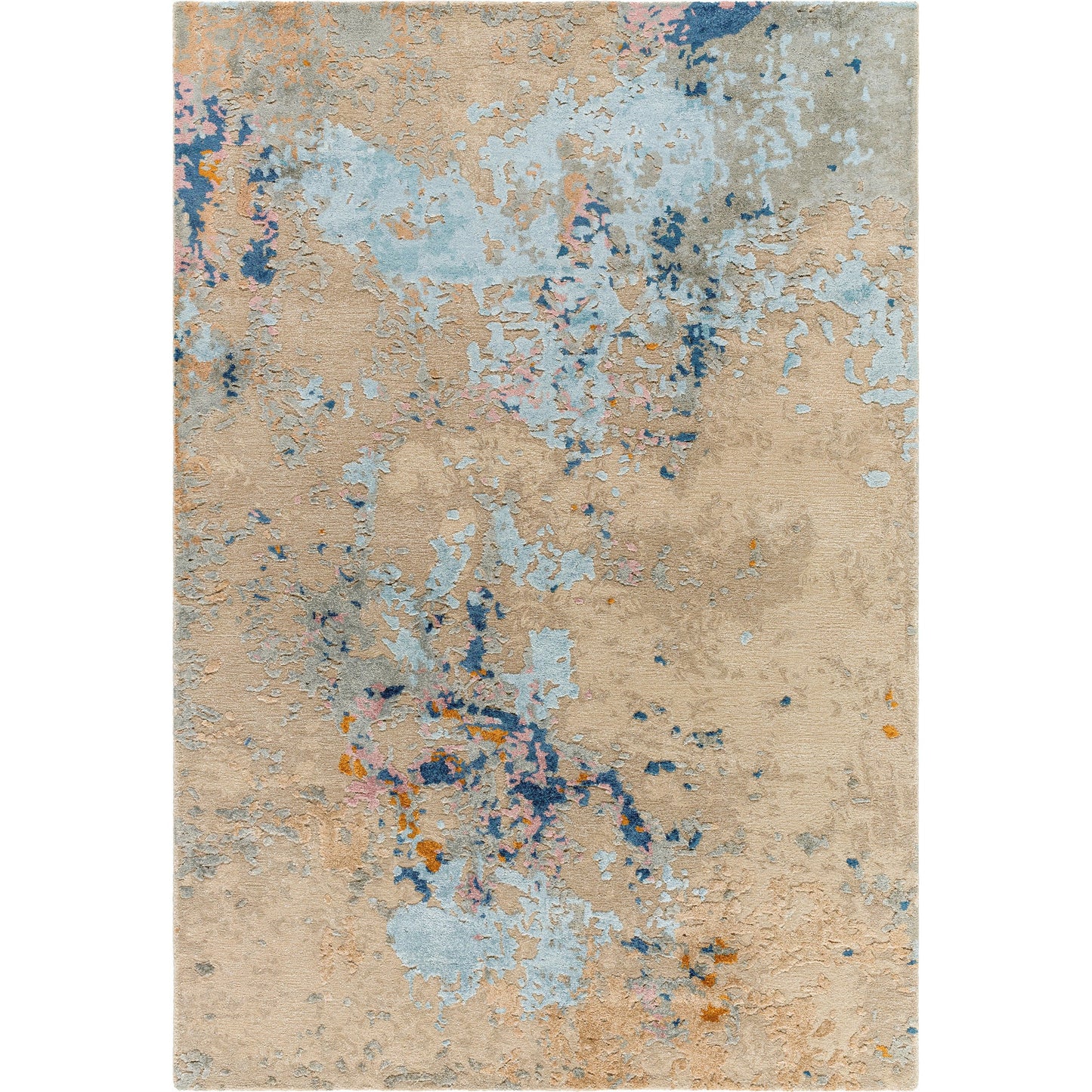 001 SI-2165346,SI-2165347,SI-2165348,SI-2165349,SI-2165350 | Primary Silo | Lukla Rug - 534490 by Surya in khaki, silver, prairie dust, sage. Made from viscose, wool in a unique style.