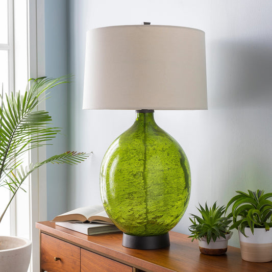 Lulu - 22913 by Livabliss in cream, grass green and cream, grass green. Made from cotton, glass, metal in a modern style.