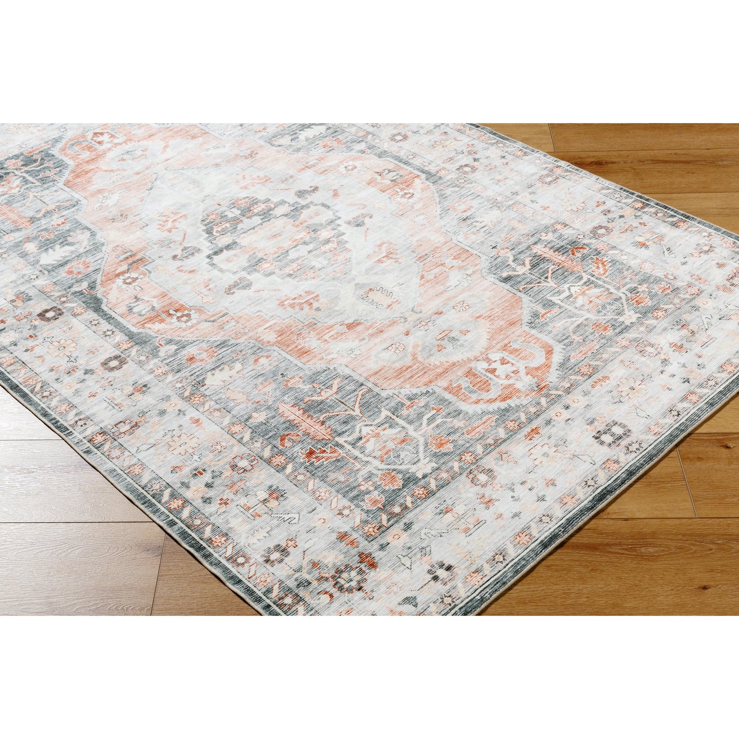 002 SI-2053860,SI-2053861,SI-2053862,SI-2053863,SI-2053864,SI-2053865 | Closeup | Lavable Rug - 499182 by Livabliss in light grey, warm grey, sterling grey, pewter. Made from face: 100% polyester in a unique style.