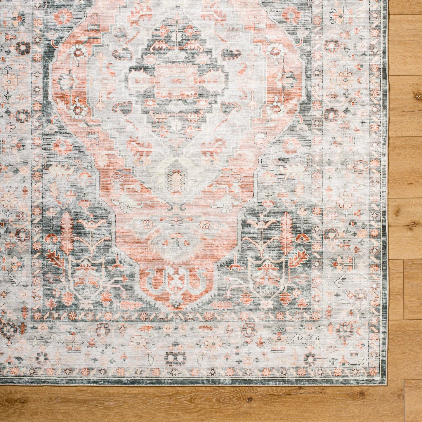 006 SI-2053860,SI-2053861,SI-2053862,SI-2053863,SI-2053864,SI-2053865 | Closeup | Lavable Rug - 499182 by Livabliss in light grey, warm grey, sterling grey, pewter. Made from face: 100% polyester in a unique style.