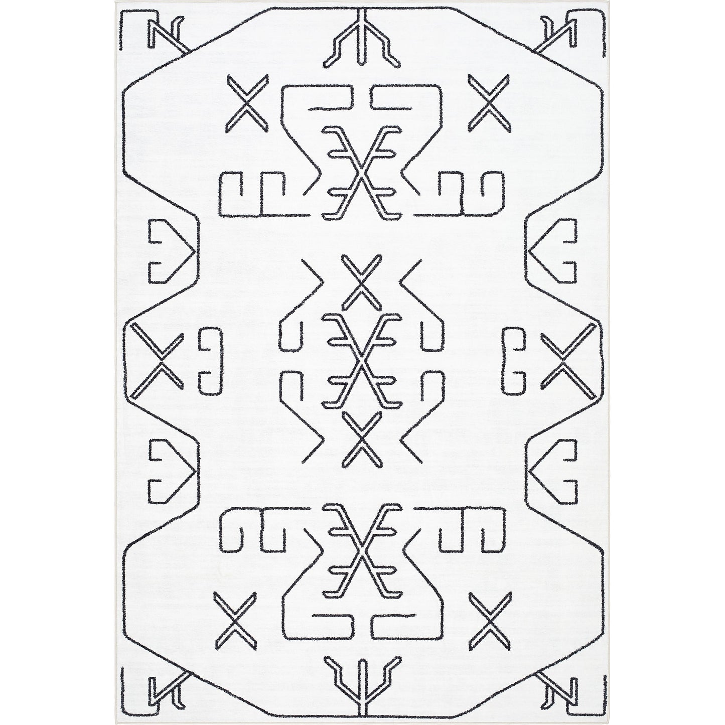 001 SI-2054120,SI-2054121,SI-2054122,SI-2054123,SI-2054124,SI-2054125 | Additional Silo | Lavable Rug - 500723 by Livabliss in ivory. Made from face: 100% polyester in a unique style.