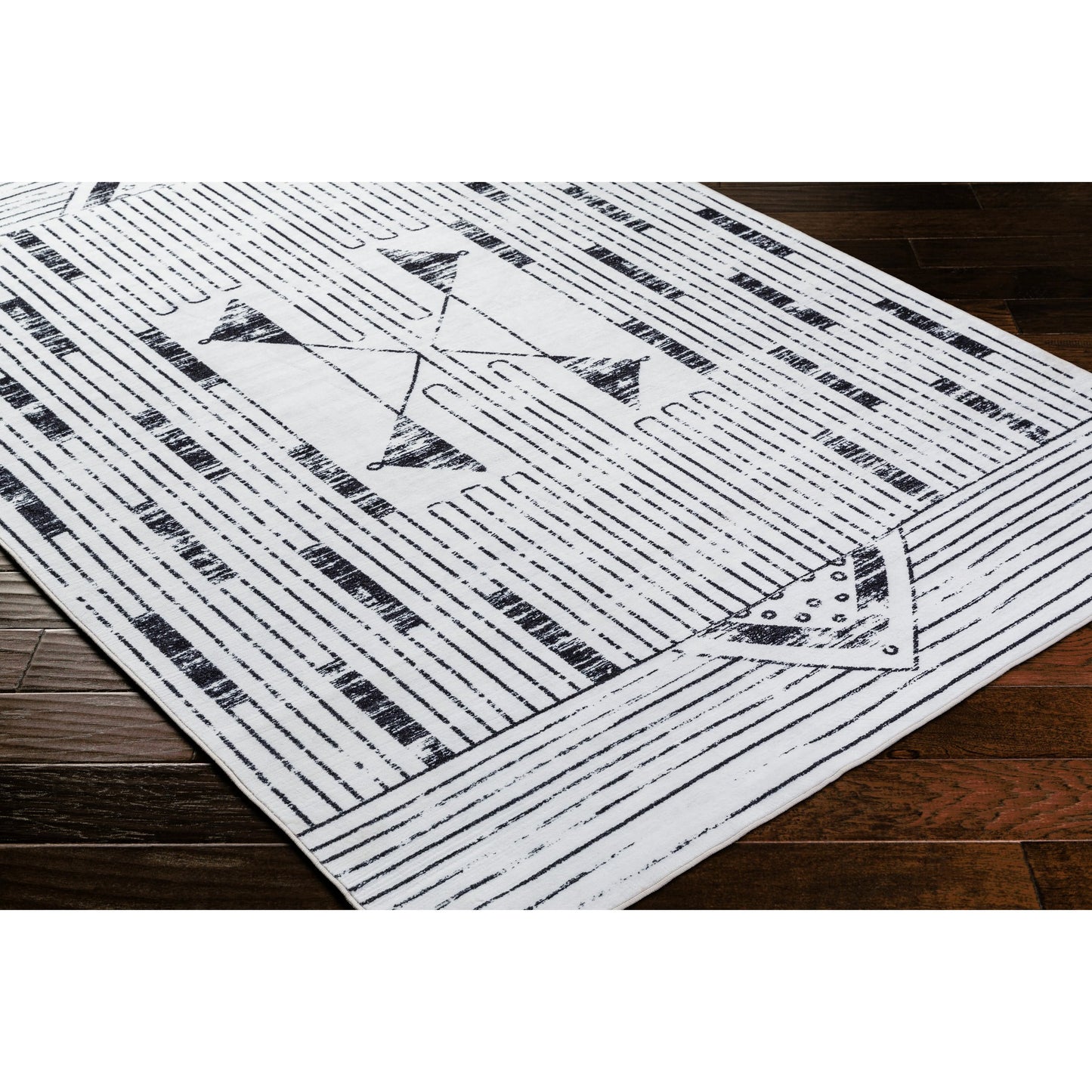 003 SI-2099356,SI-2099357,SI-2099358,SI-2099359,SI-2099360,SI-2099361 | Closeup | Lavable Rug - 500732 by Livabliss in white, light silver, nickel. Made from polyester in a unique style.
