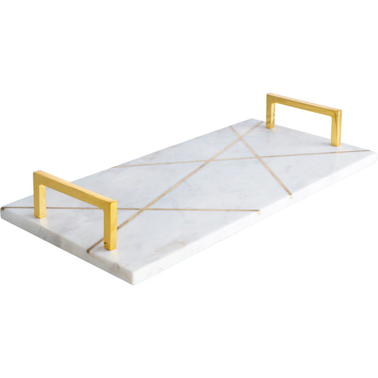 Luxe - 24800 by Surya in white. Made from marble in a modern style.