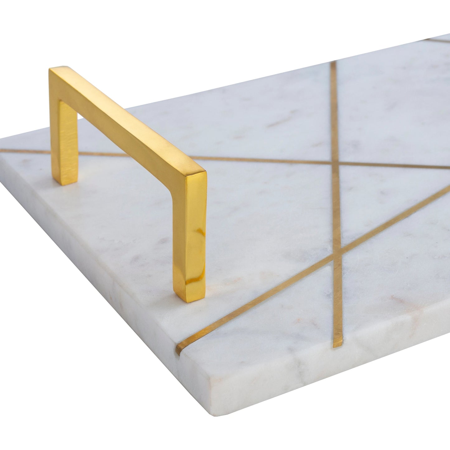 005 SI-1885638 | Closeup | Luxe - 24800 by Surya in white. Made from marble in a modern style.