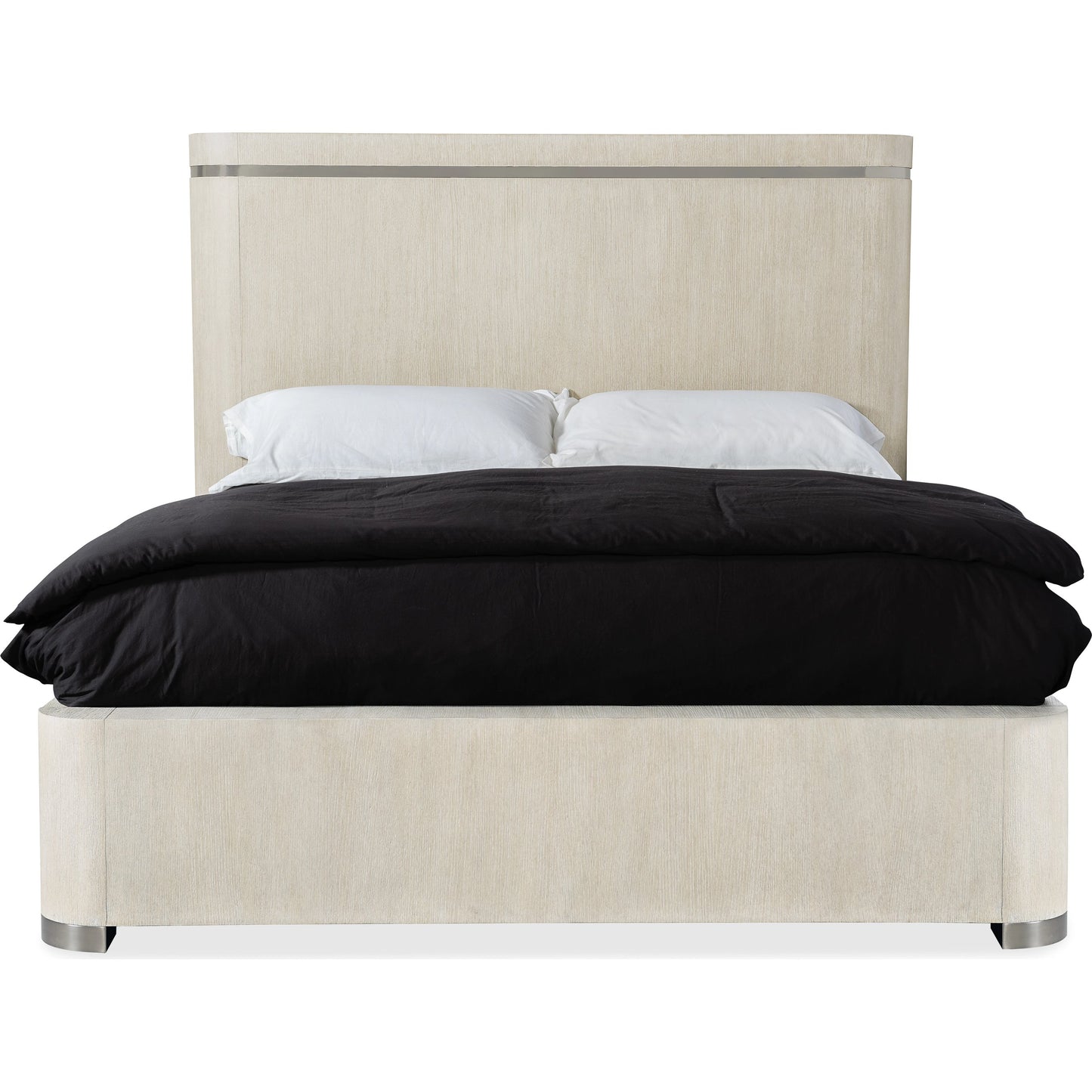 003 SI-2133681,SI-2133683,SI-2133685 | Additional Silo | Modern Mood Panel Bed by Hooker Furniture. Made from oak veneers, metal in a modern style.
