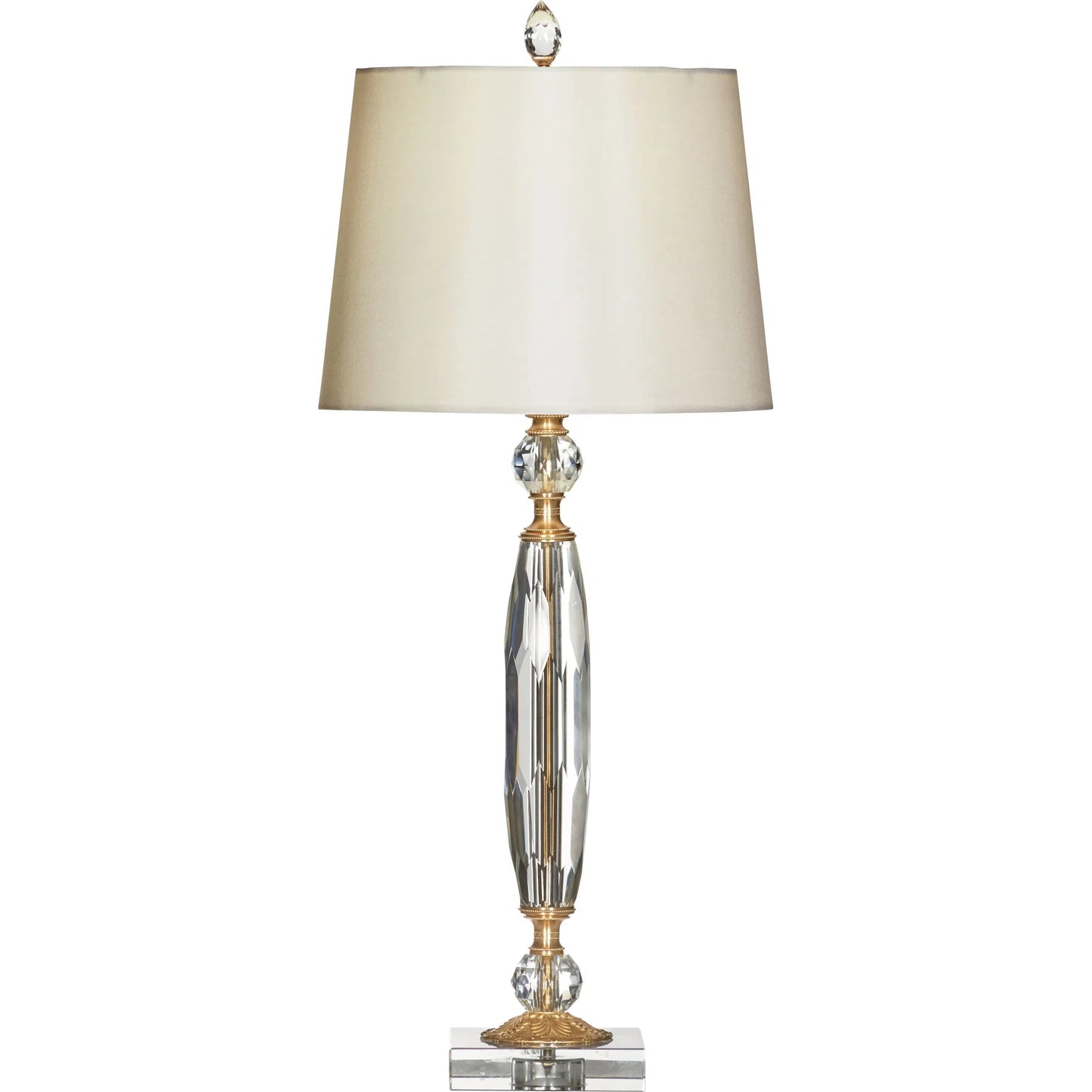 001 SI-2334329 | Primary Silo | Madalene Lamp by Bradburn Home. Made from crystal, brass in a unique style.
