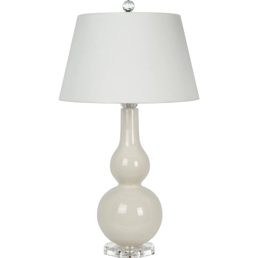 Blanc Arabella Lamp by Bradburn Home. Made from ceramic in a modern style.