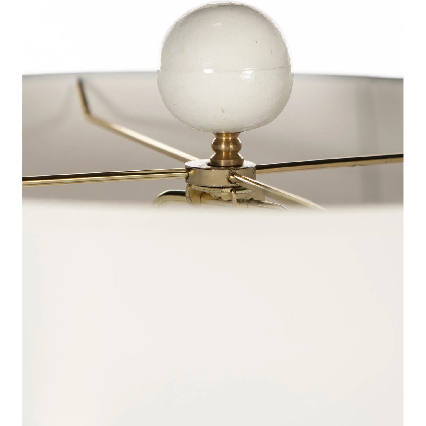 003 SI-2334353 | Closeup | Aqua Prism Lamp by Bradburn Home in white, aqua. Made from ceramic in a modern style.