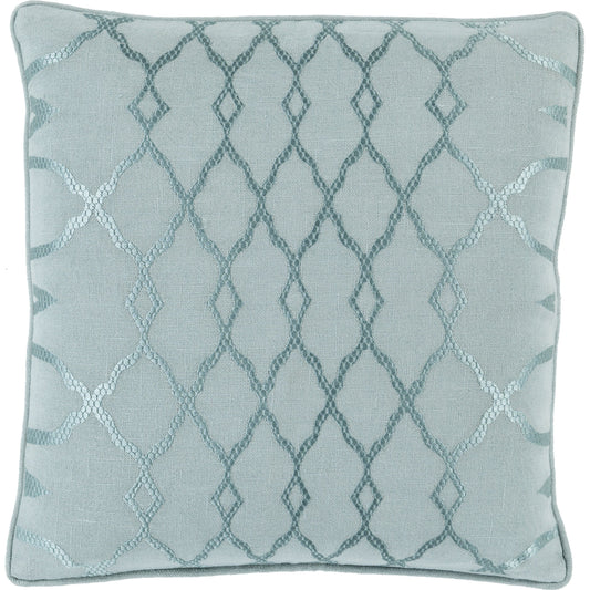 001 O-SURYA-LY002-1818D,O-SURYA-LY002-1818P,O-SURYA-LY002-2020D,O-SURYA-LY002-2020P | Primary Silo | Lydia Pillow - 28943 by Surya. Made from 100% linen in a traditional style.