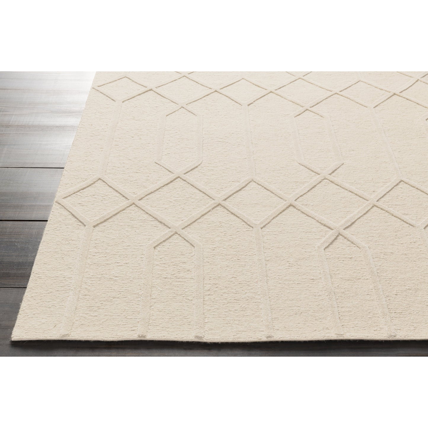 007 63354-24901,63354-24902,63354-24903,63354-24904 | Closeup | Lydia Rug - 12958 by Surya. Made from 100% wool in a unique style.