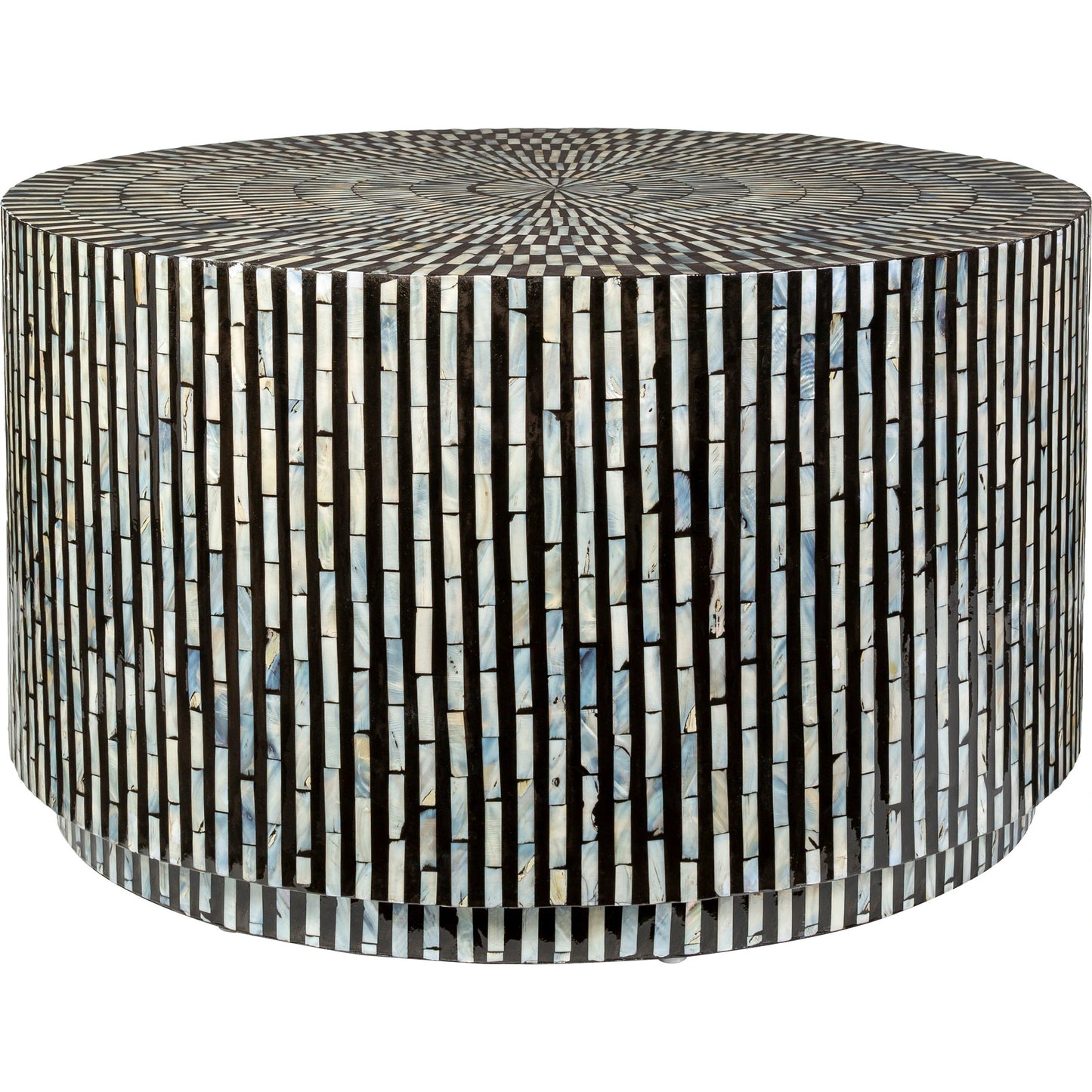 001 SI-1915847 | Additional Silo | Lharysa - 31047 by Livabliss in top: black, cream, base: black and lacqueredlacquered. Made from top: manufactured wood, top: shell, base: manufactured wood, base: shell in a coastal style.