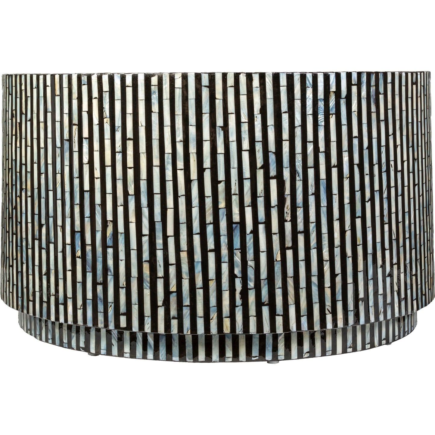 003 SI-1915847 | Additional Silo | Lharysa - 31047 by Livabliss in top: black, cream, base: black and lacqueredlacquered. Made from top: manufactured wood, top: shell, base: manufactured wood, base: shell in a coastal style.