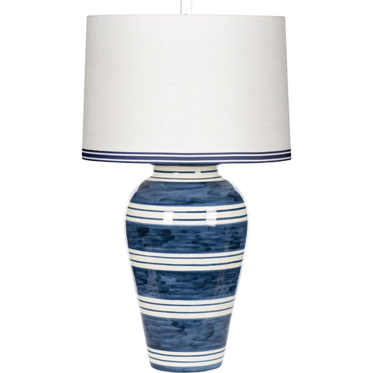 Bimini Blue Lamp by Bradburn Home. Made from ceramic in a eclectic & global style.