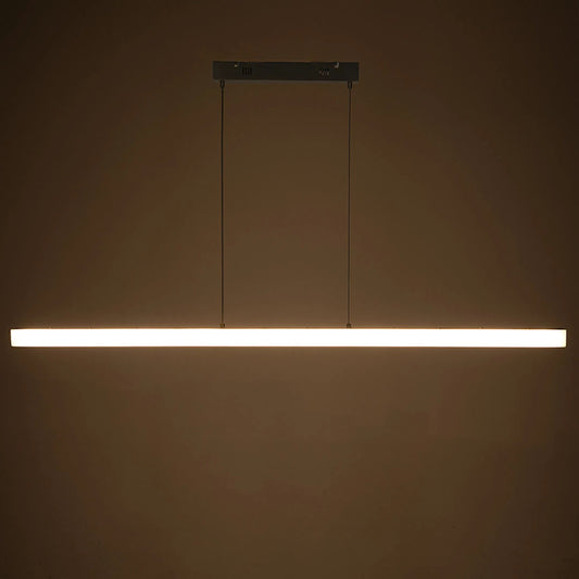 Astoria Linear Chandelier by Noir in brass. Made from artificial stone in a transitional style.