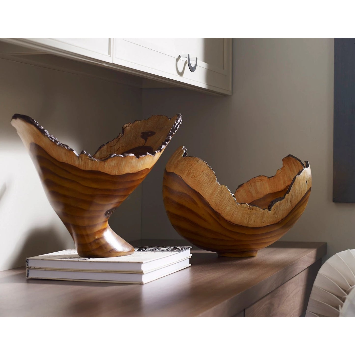 005 SR-820109 | Additional Silo | Burled Vase by Phillips Collection. Made from resin in a modern style.